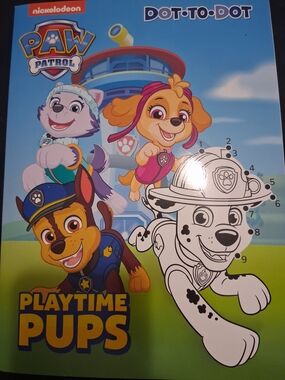 New Paw Patrol Dot-to-Dot Activity Book